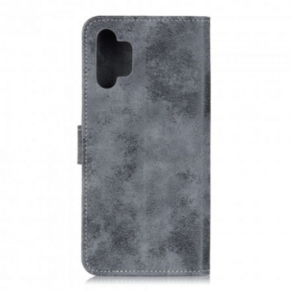 Flip Case voor Samsung Galaxy A32 4G Vintage Kunstleer