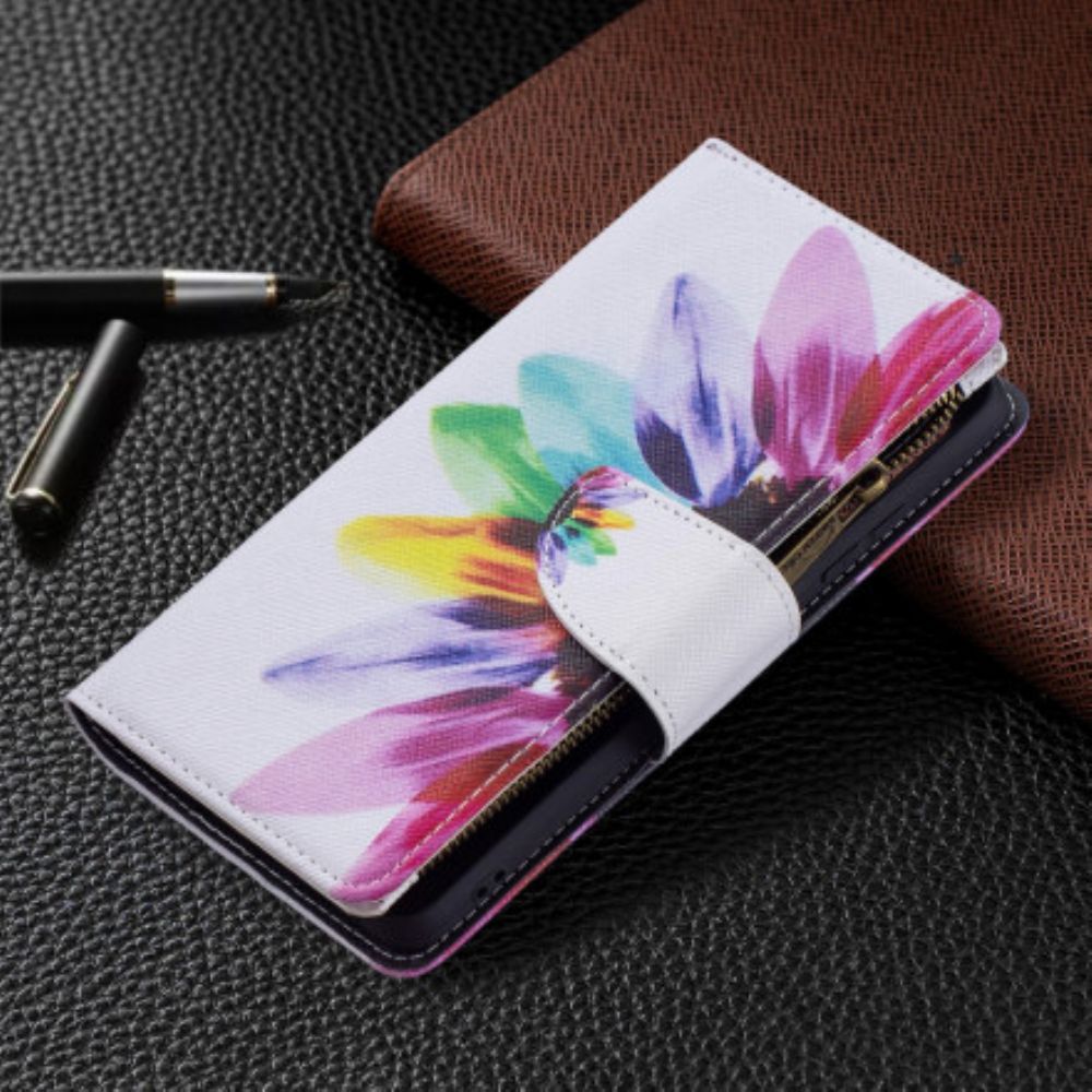 Folio-hoesje voor Samsung Galaxy A32 4G Bloemzak Met Rits