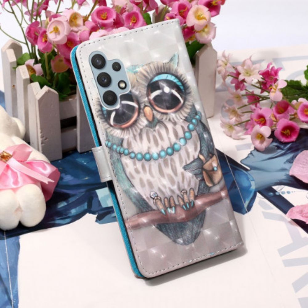 Folio-hoesje voor Samsung Galaxy A32 4G Miss Uil