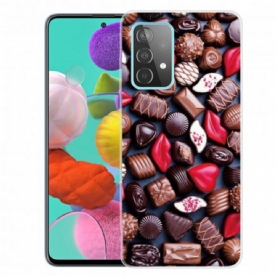 Hoesje voor Samsung Galaxy A32 4G Chocolade Flexibel