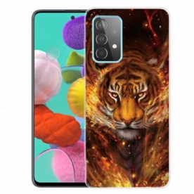 Hoesje voor Samsung Galaxy A32 4G Flexibele Tijger