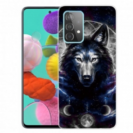 Hoesje voor Samsung Galaxy A32 4G Flexibele Wolf