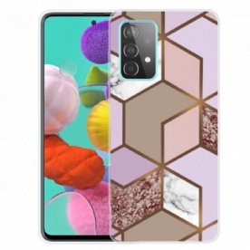 Hoesje voor Samsung Galaxy A32 4G Geometrisch Marmer