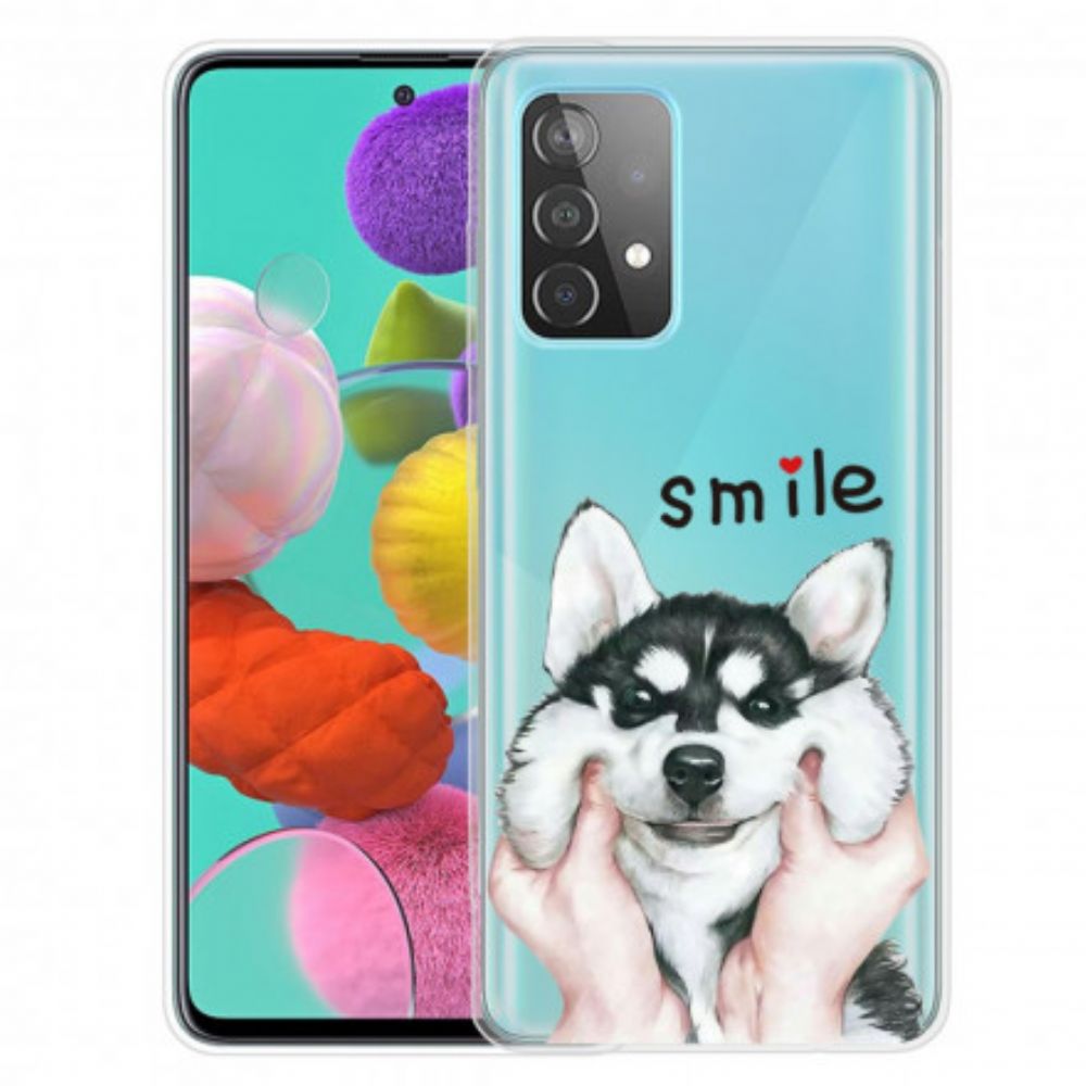 Hoesje voor Samsung Galaxy A32 4G Glimlach Hond