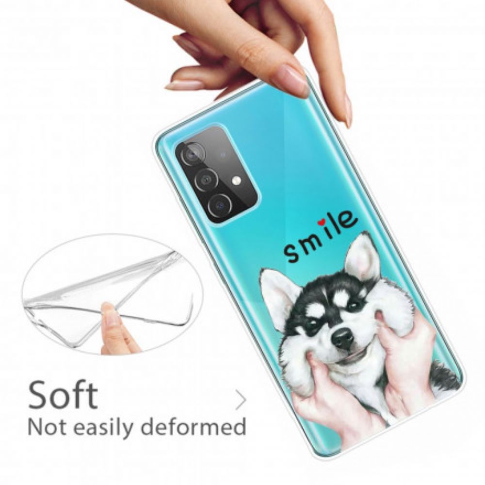 Hoesje voor Samsung Galaxy A32 4G Glimlach Hond