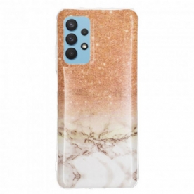 Hoesje voor Samsung Galaxy A32 4G Glitter Marmer