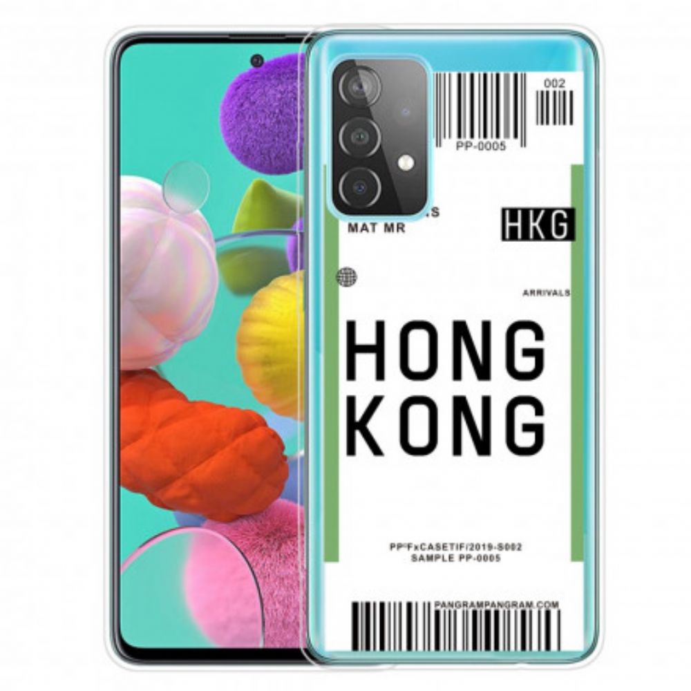 Hoesje voor Samsung Galaxy A32 4G Instapkaart Naar Hong Kong