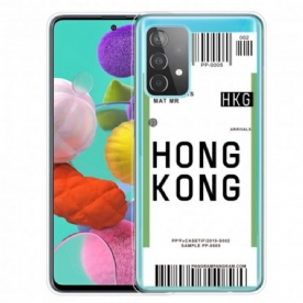 Hoesje voor Samsung Galaxy A32 4G Instapkaart Naar Hong Kong