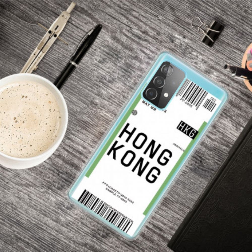 Hoesje voor Samsung Galaxy A32 4G Instapkaart Naar Hong Kong