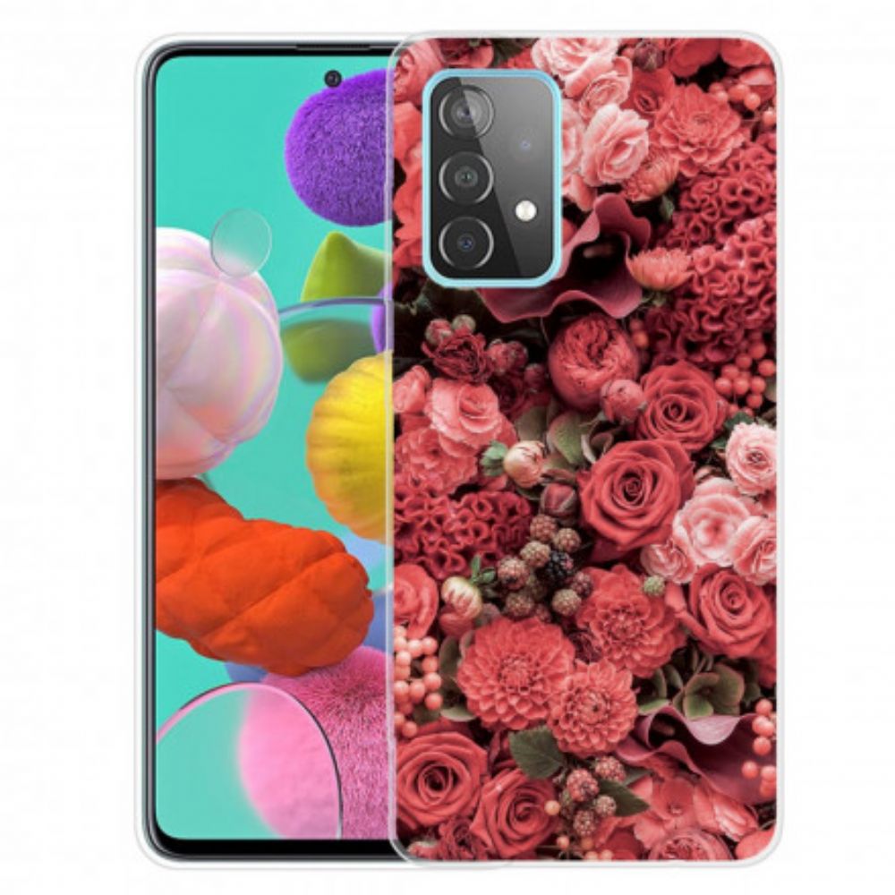 Hoesje voor Samsung Galaxy A32 4G Intense Bloemen