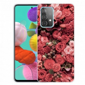 Hoesje voor Samsung Galaxy A32 4G Intense Bloemen