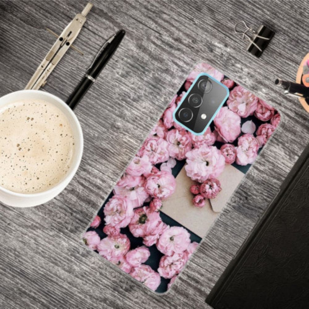 Hoesje voor Samsung Galaxy A32 4G Intense Bloemen