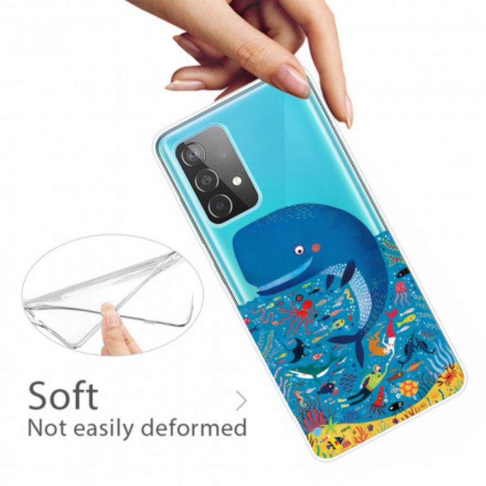 Hoesje voor Samsung Galaxy A32 4G Marine Wereld