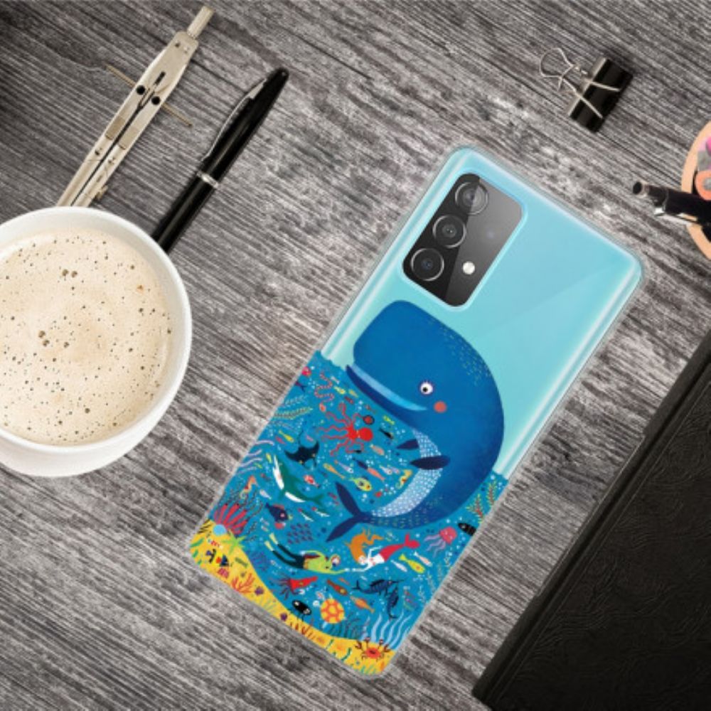 Hoesje voor Samsung Galaxy A32 4G Marine Wereld