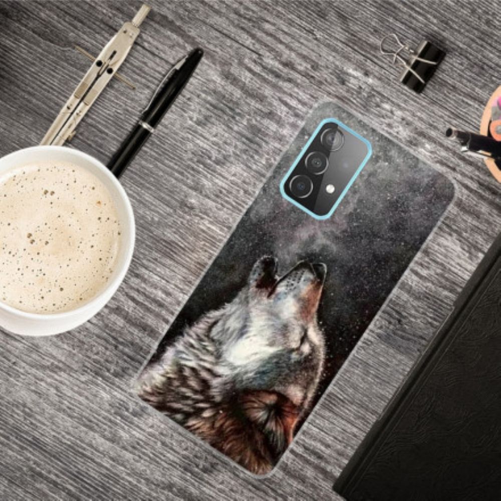 Hoesje voor Samsung Galaxy A32 4G Sublieme Wolf