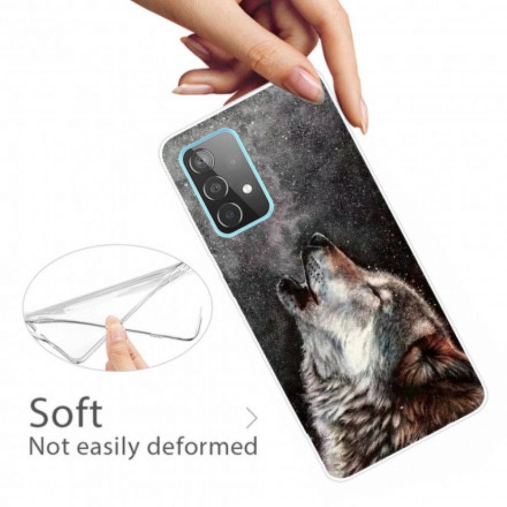 Hoesje voor Samsung Galaxy A32 4G Sublieme Wolf