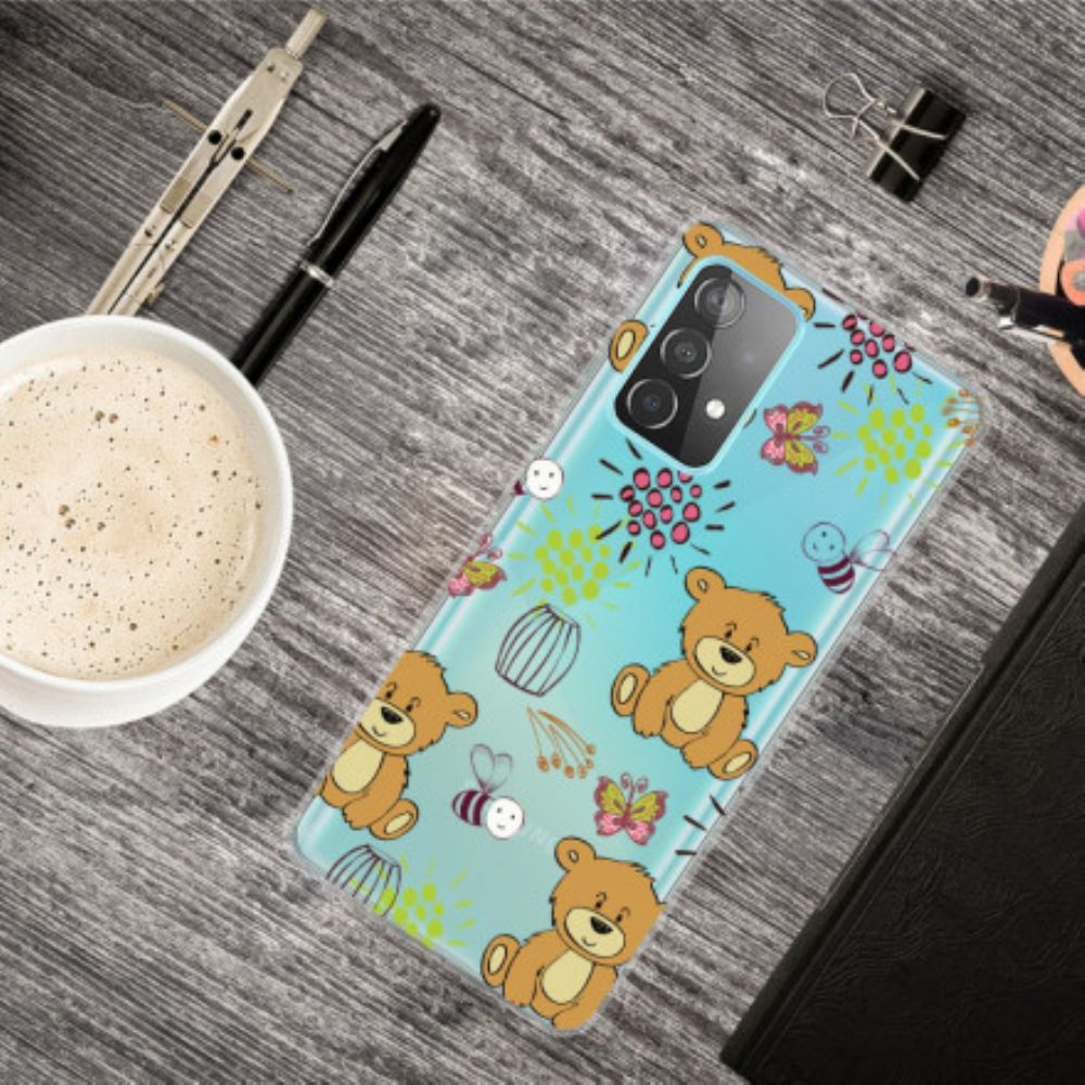 Hoesje voor Samsung Galaxy A32 4G Teddyberen Top