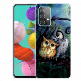 Hoesje voor Samsung Galaxy A32 4G Uil Schilderij