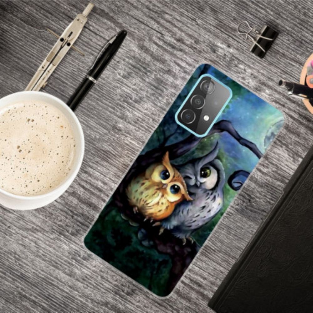 Hoesje voor Samsung Galaxy A32 4G Uil Schilderij