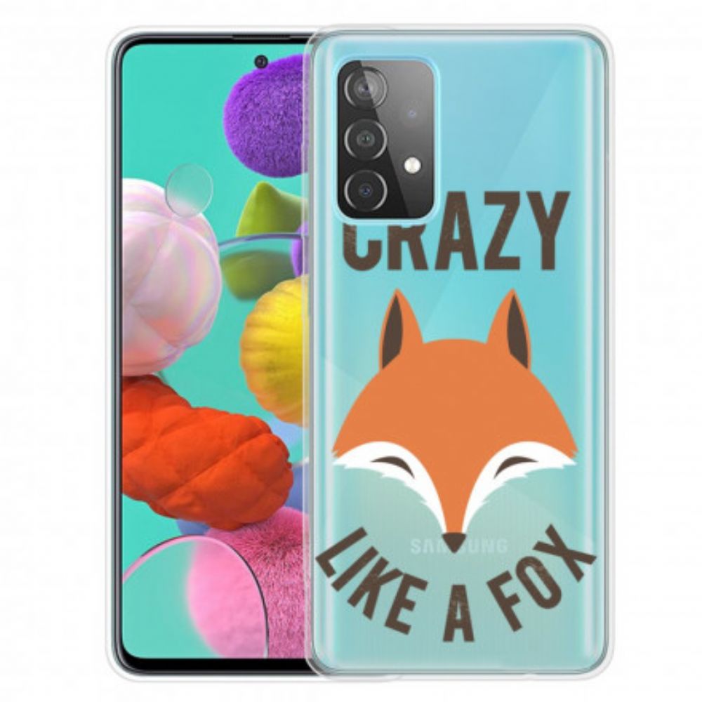 Hoesje voor Samsung Galaxy A32 4G Vos / Gek Als Een Vos