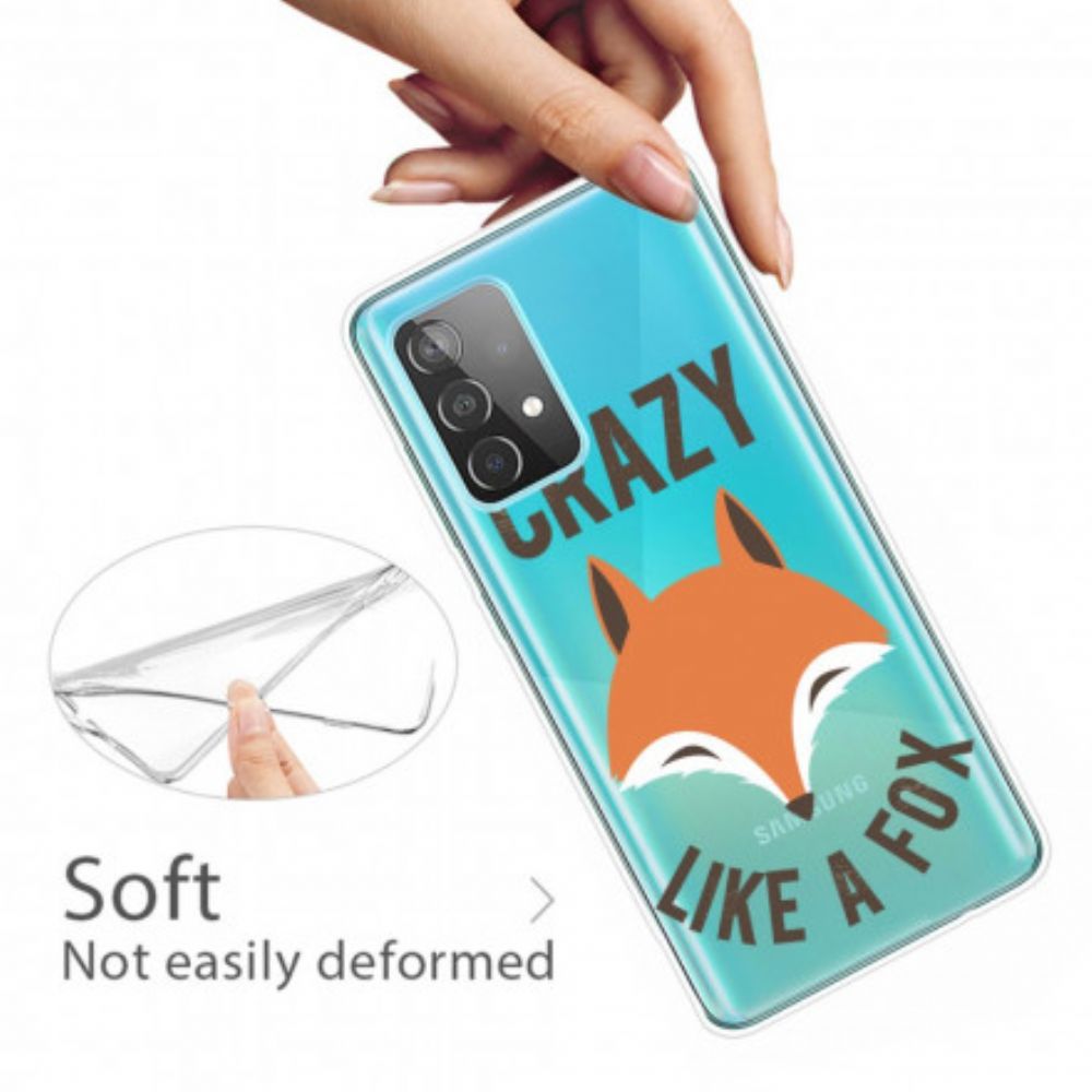 Hoesje voor Samsung Galaxy A32 4G Vos / Gek Als Een Vos