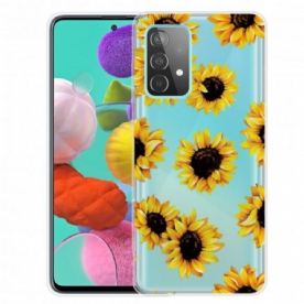 Hoesje voor Samsung Galaxy A32 4G Zonnebloemen