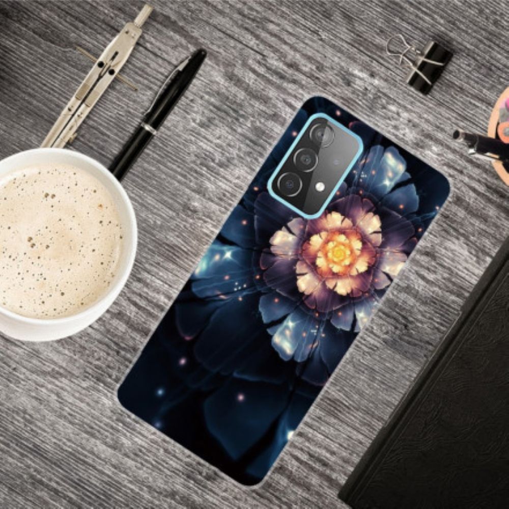 Telefoonhoesje voor Samsung Galaxy A32 4G Flexibele Bloemen