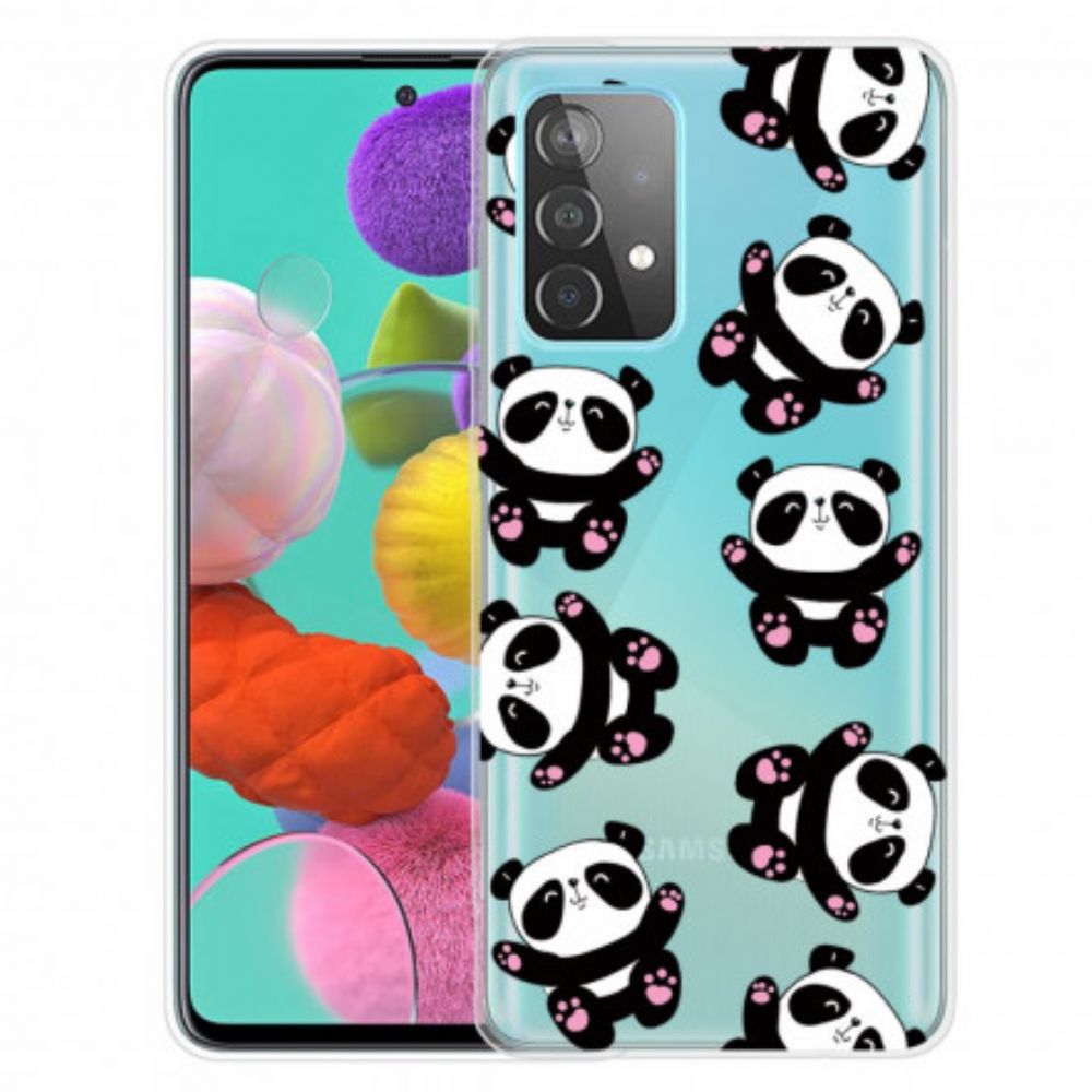 Telefoonhoesje voor Samsung Galaxy A32 4G Top Panda-plezier