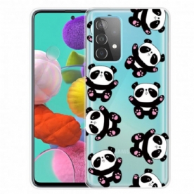 Telefoonhoesje voor Samsung Galaxy A32 4G Top Panda-plezier