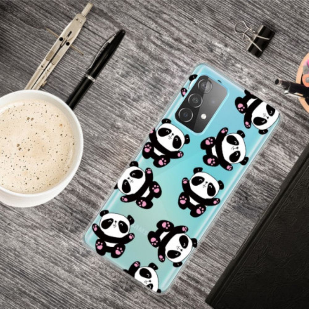 Telefoonhoesje voor Samsung Galaxy A32 4G Top Panda-plezier