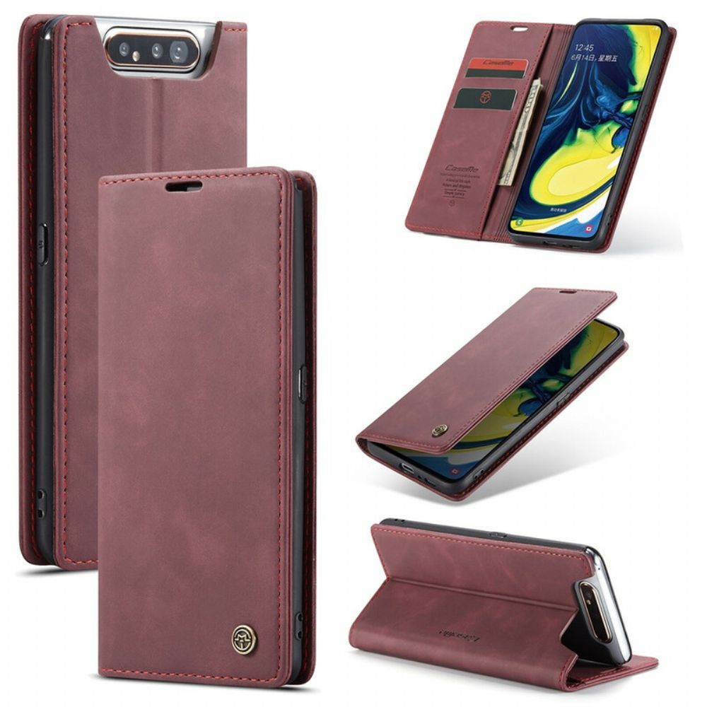 Bescherming Hoesje voor Samsung Galaxy A90 / A80 Folio-hoesje Caseme Kunstleer