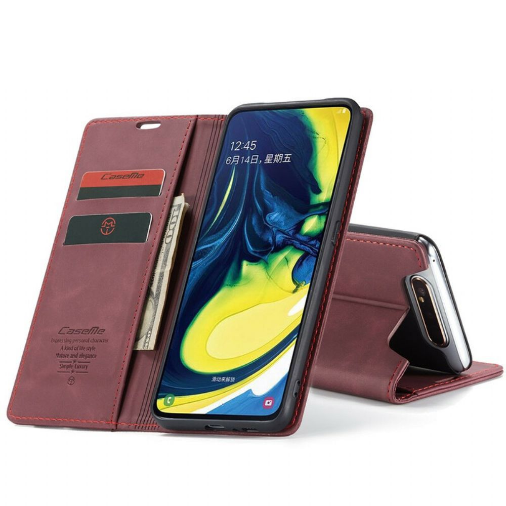 Bescherming Hoesje voor Samsung Galaxy A90 / A80 Folio-hoesje Caseme Kunstleer