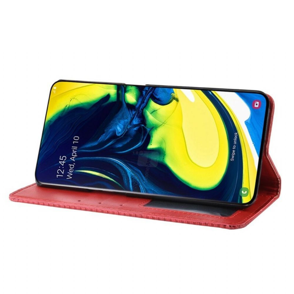 Bescherming Hoesje voor Samsung Galaxy A90 / A80 Folio-hoesje Gestileerd Kunstleer