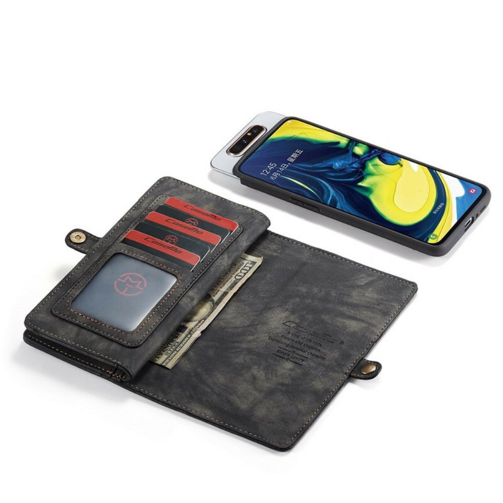 Folio-hoesje voor Samsung Galaxy A90 / A80 Caseme Vintage Leer