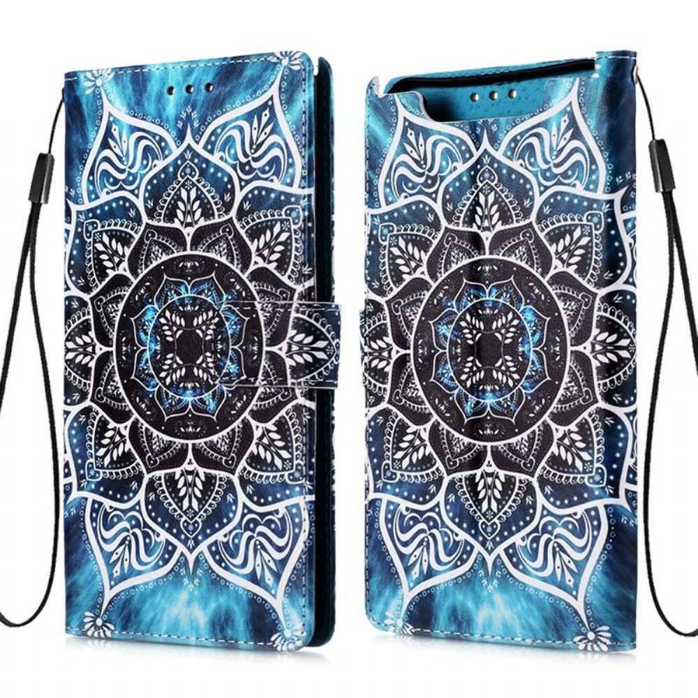 Folio-hoesje voor Samsung Galaxy A90 / A80 Mandala In De Lucht