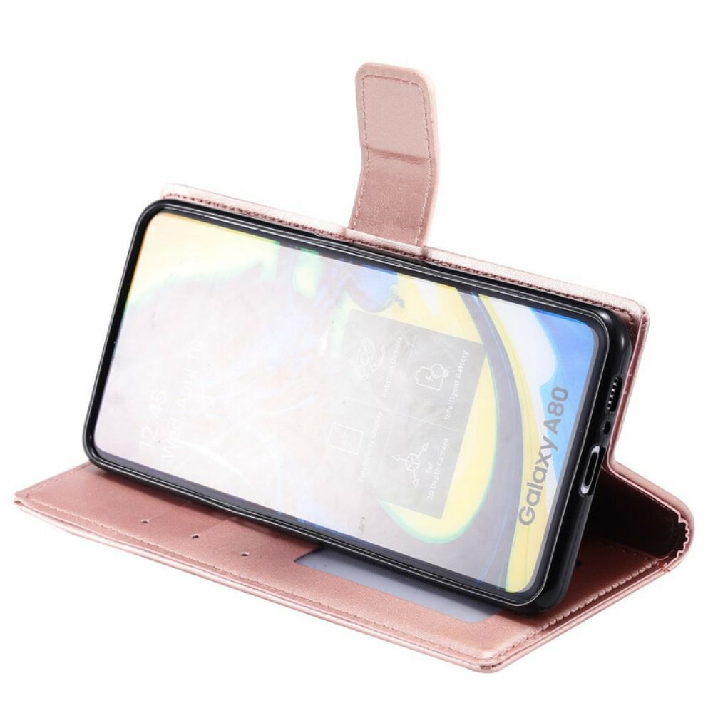 Folio-hoesje voor Samsung Galaxy A90 / A80 Met Ketting Band Mijmering