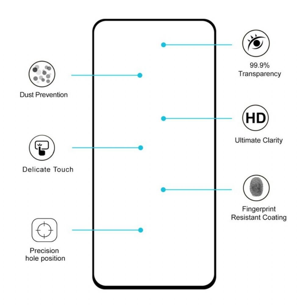 Gehard Glas Bescherming Voor Samsung Galaxy A90 / A80 Hat Prince