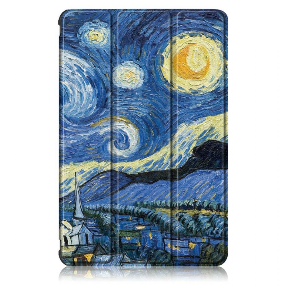 Bescherming Hoesje voor Samsung Galaxy Tab S7 FE Verbeterde Van Gogh