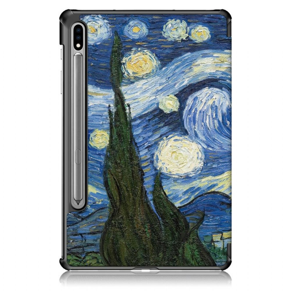 Bescherming Hoesje voor Samsung Galaxy Tab S7 FE Verbeterde Van Gogh