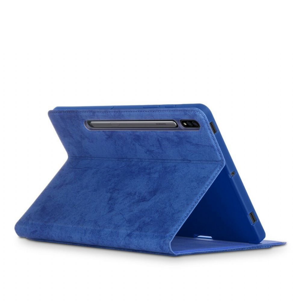 Case voor Samsung Galaxy Tab S7 FE Zakelijk Leereffect