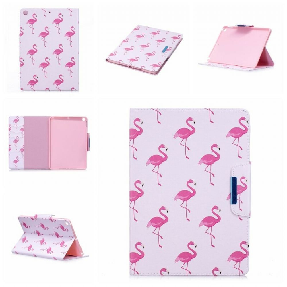 Folio-hoesje voor iPad 9.7" Flamingo's