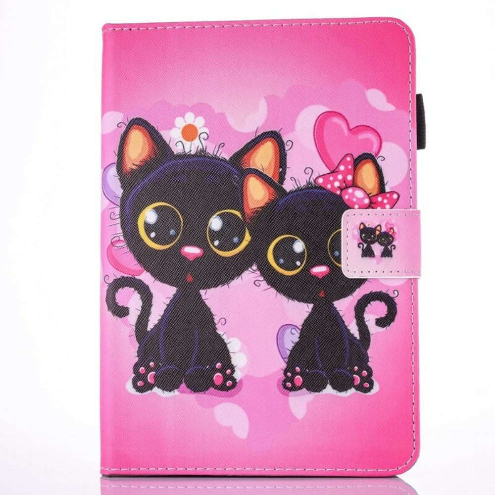 Folio-hoesje voor iPad 9.7" Verliefde Katten