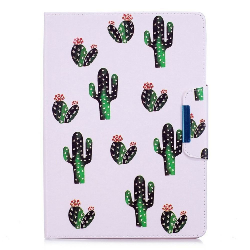 Leren Hoesje voor iPad 9.7" Cactus