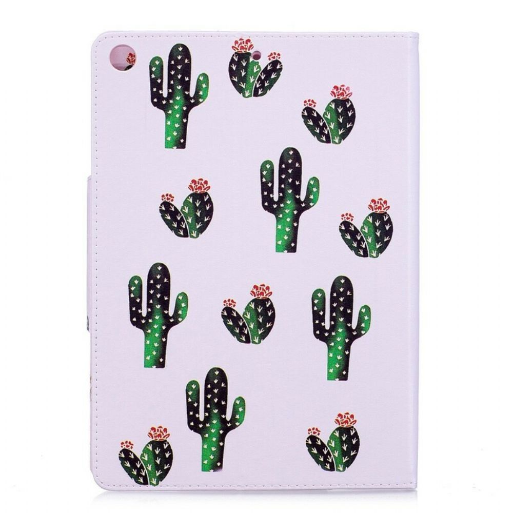 Leren Hoesje voor iPad 9.7" Cactus