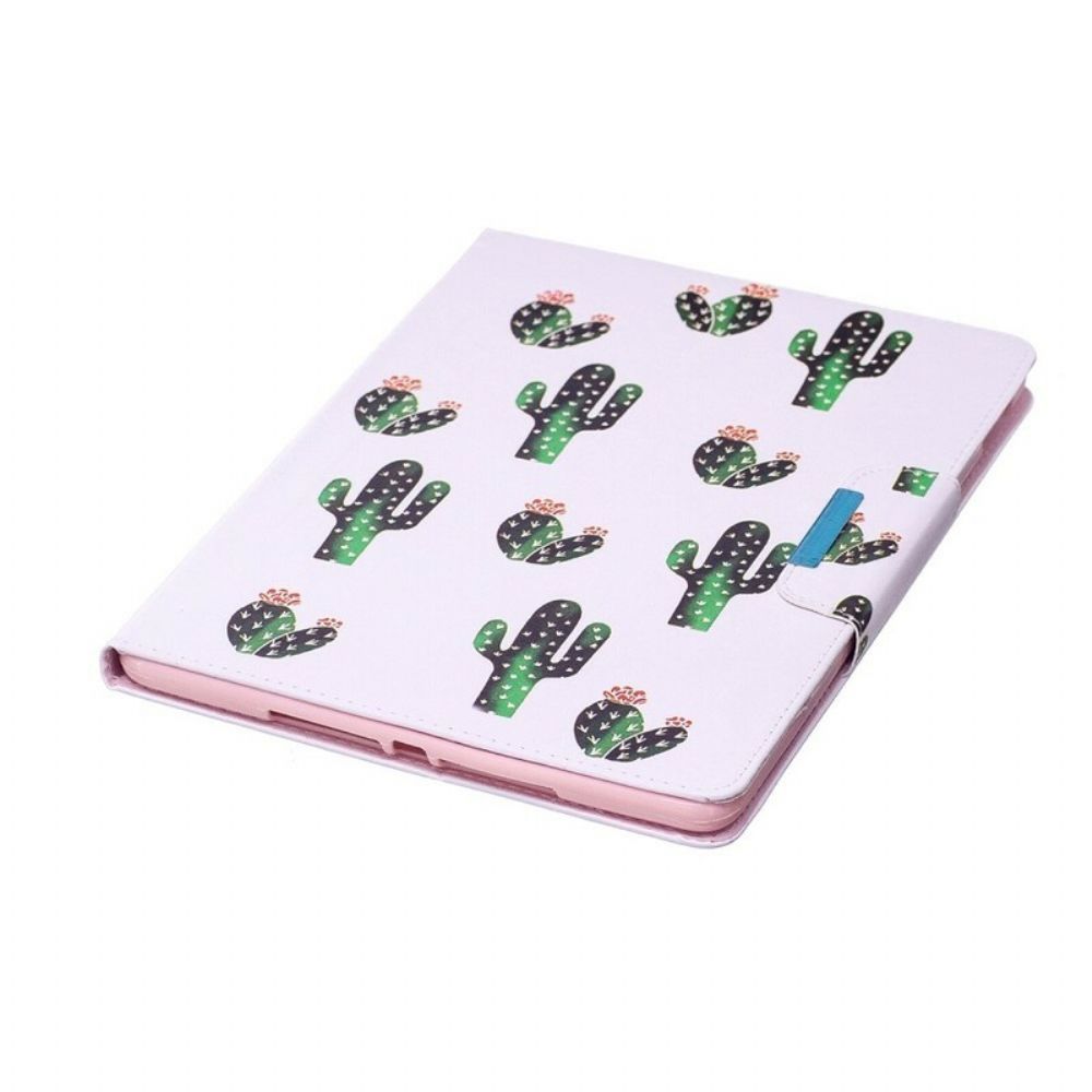 Leren Hoesje voor iPad 9.7" Cactus