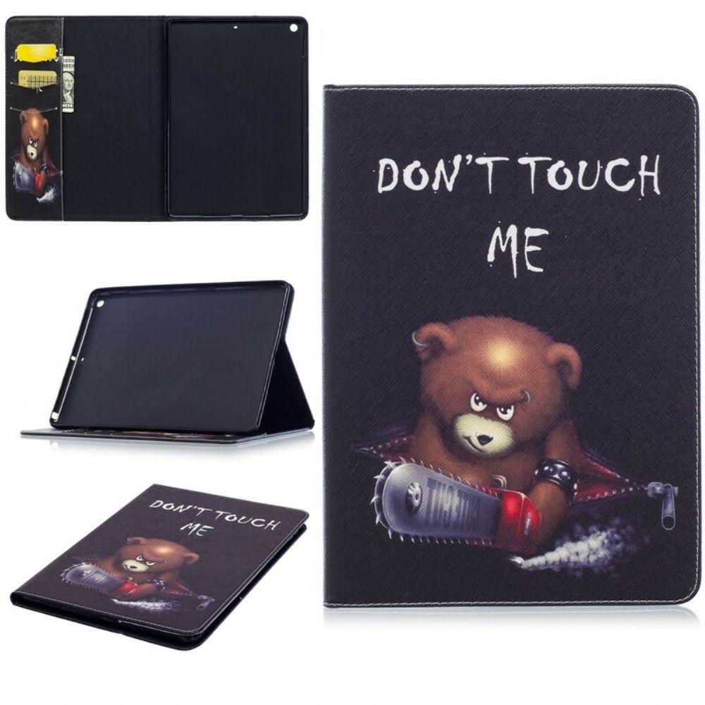 Leren Hoesje voor iPad 9.7" Gevaarlijke Beer