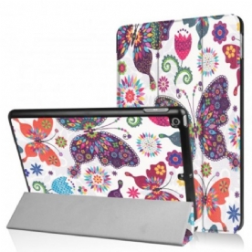 Leren Hoesje voor iPad 9.7" Vlinders En Bloemen