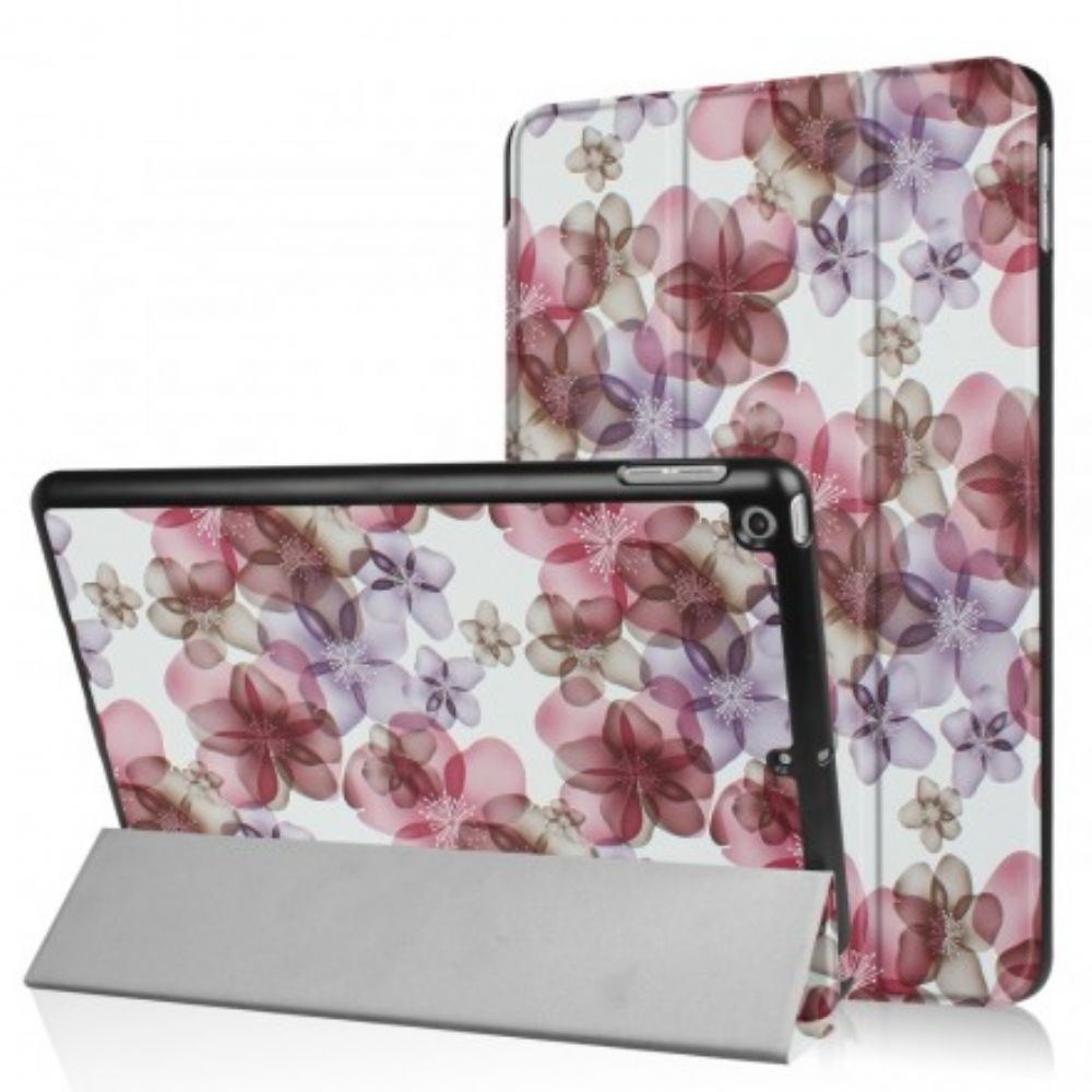 Leren Hoesje voor iPad 9.7" Vrijheidsbloemen