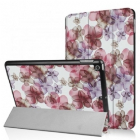 Leren Hoesje voor iPad 9.7" Vrijheidsbloemen