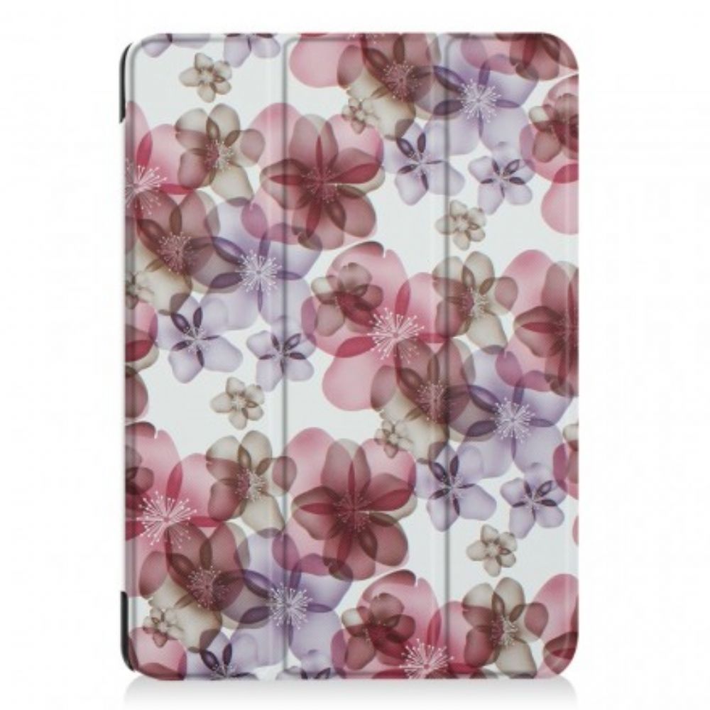 Leren Hoesje voor iPad 9.7" Vrijheidsbloemen